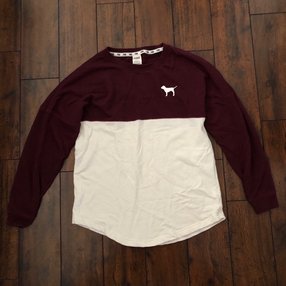 Pink Nation Oversized Varsity Top